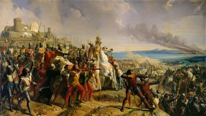 La battaglia di Montgisard, 25 novembre 1177, c.1842